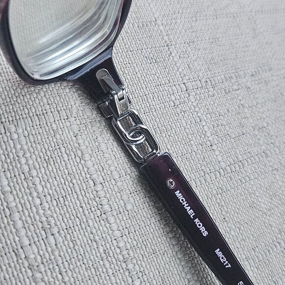 Michael Kors Women Eyeglasses Frame Purple Marble MK217 52[]16 130 Glasses - Picture 8 of 11